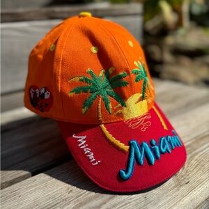 Unique & Colorful Embroidered Miami Hat